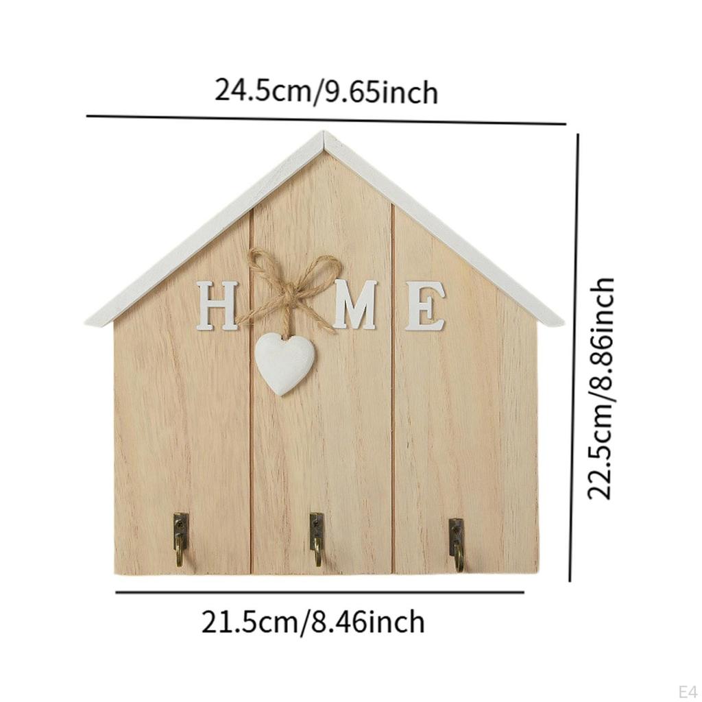 Key Holder with 3 Hooks for Home And Office