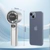 Портативный ручной вентилятор, мини-вентилятор с USB-подзарядкой, с цифровым дисплеем, маленький электрический вентилятор для улицы, кемпинга, офиса, дома