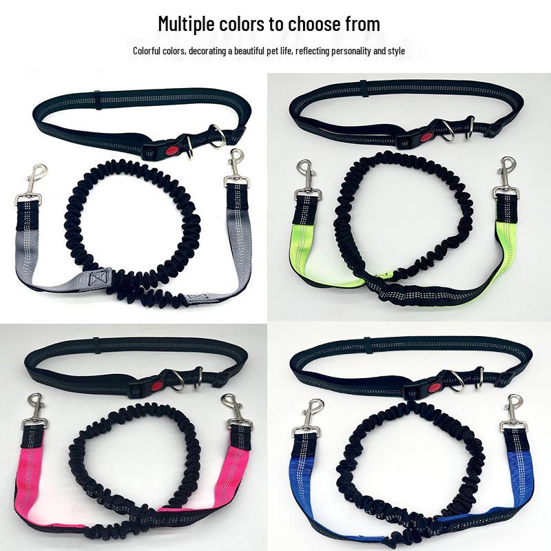 Large Dog Running Waist Leash – Convenient Hands-Free Pet Leash