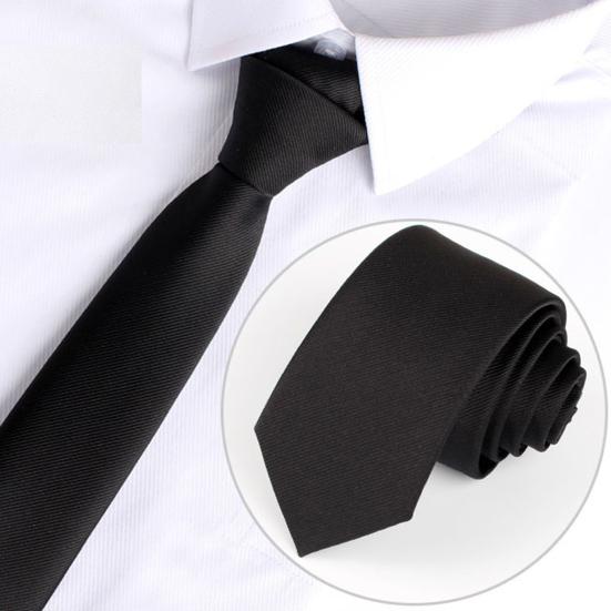 Мужской галстук узкого дизайна однотонный формальный галстук для деловых банкетов свадеб аксессуар для наряда