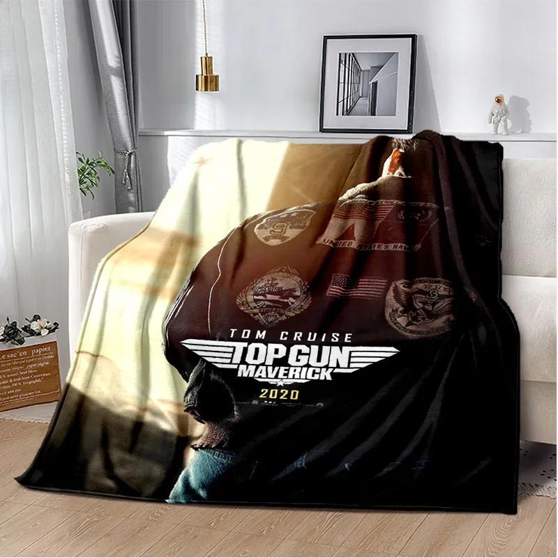 Классическое 3D одеяло Top Gun с вывеской фильма, мягкое одеяло для дома, спальни, кровати, дивана, пикника, путешествия, офиса, покрывало для отдыха, детское одеяло