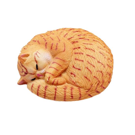 Миниатюрная фигурка котенка из ПВХ, имитация кошки, статуэтка, скульптура, развивающая игрушка-животное, украшение для рабочего стола, подарок для любителей кошек.