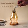 Glass Aromatherapy Incense Burner for Agarwood and Sandalwood with Candle Lamp Feature