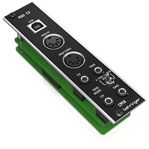 Behringer CM1A Modular Synthesizer Module, Eurorack Compatible, MIDI To CV Converter Module with S-Trigger/V-Trigger Switching and Multiple Modes, Bla