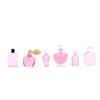 6Pcs/Set Pink/blue Perfume Miniature Furniture Model Mini Doll House Perfume  Miniature Furniture