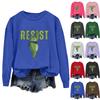Women's Fashion Daily Versatile Casual Sweatshirts Long Sleeve Round Neck Top Sweatshirts