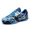 Sale Blue Graffiti Soccer Shoes Cheap Men Tf Cleats Training Shoes Non -Slip Male Football Sneakersturf Outdoor Botas F úTbol