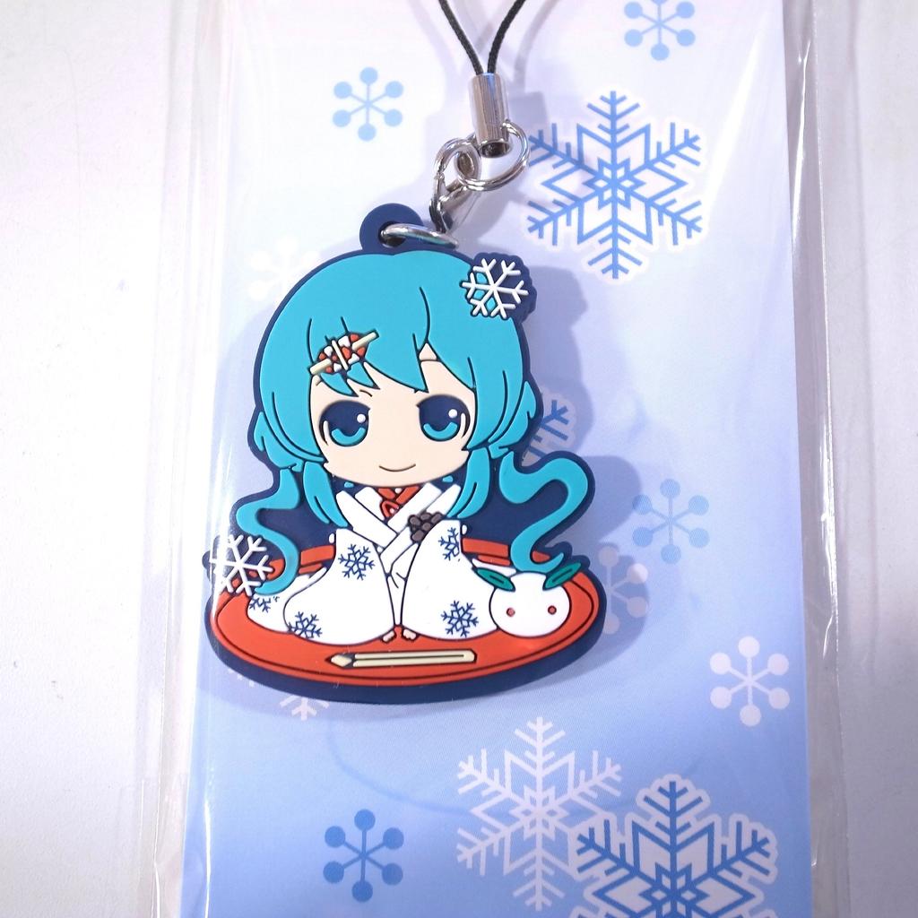 MIKU Снежная Мику Резиновый брелок B [СНЕГ 2013] [Ограниченное издание]