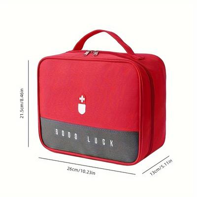 Коробка для хранения лекарств Портативная сумка первой помощи для дома Ручная кладь Дорожная классификация Хранение лекарств Аптечка первой помощи