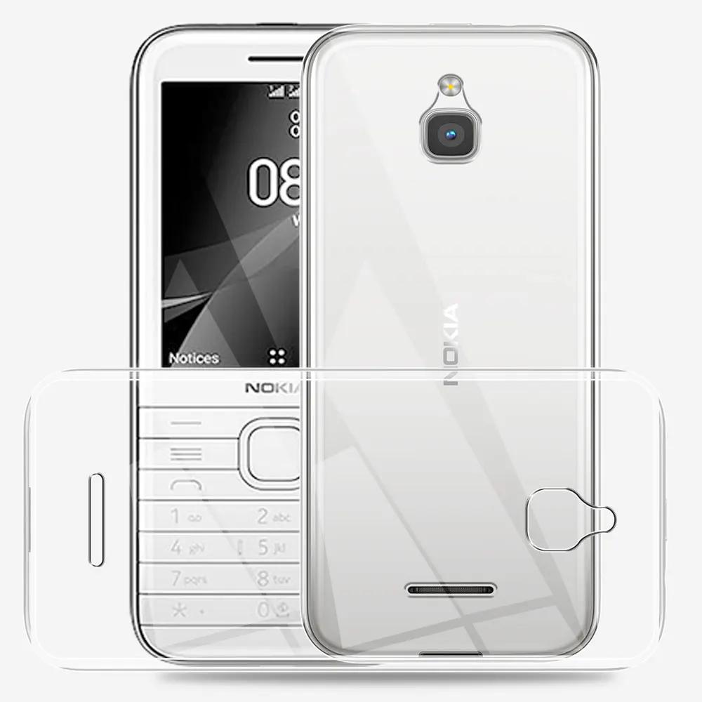 Для Nokia 8000 4G Чехол 2,8 дюйма Прозрачный Силиконовый Мягкий ТПУ Чехол Для Nokia 8000 Funda Для Nokia 8000 Прозрачный Nokia8000 Coque