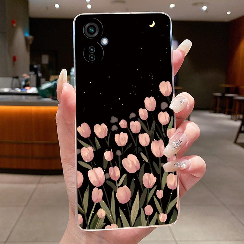 For Tecno Camon 19 Neo Casing Luxury Fashion Butterfly Flowers Soft TPU Silicone Clear Back Cover Camon 19Neo CH6i Phone Case