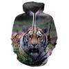 Tiger Animal Beast 3d Printed Spring And Autumn Men With Hoodie Loose Casual Fashion Personality To Create Comfortable Clothing