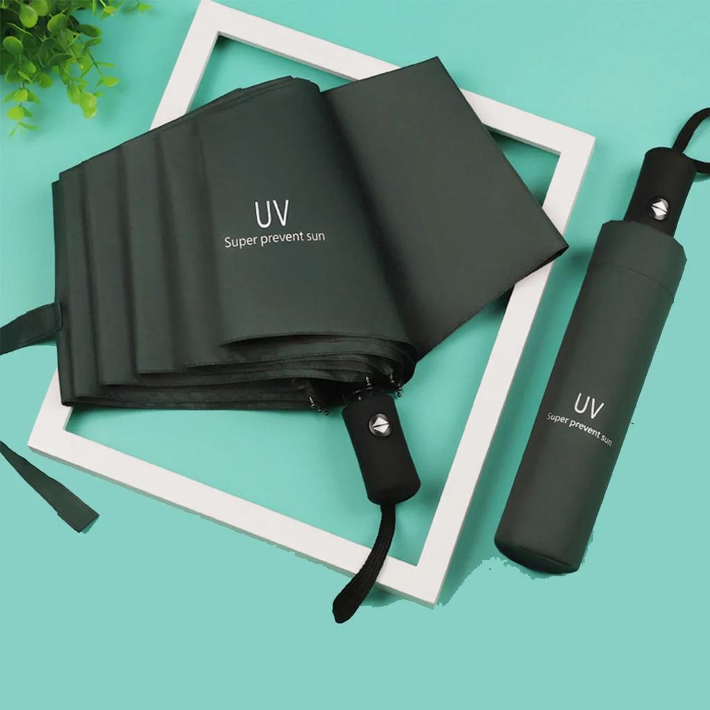 8 ребер, дорожные зонтики от дождя и солнца, ветрозащитный многоцветный дорожный зонт, автоматический открывающийся и закрывающийся