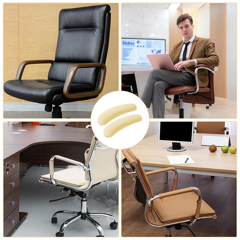 1Pair Waterproof for Office Home Stretch Chair Armrest Covers High Quality Computer Chair Elbow Arm Rest Protector Dustproof
