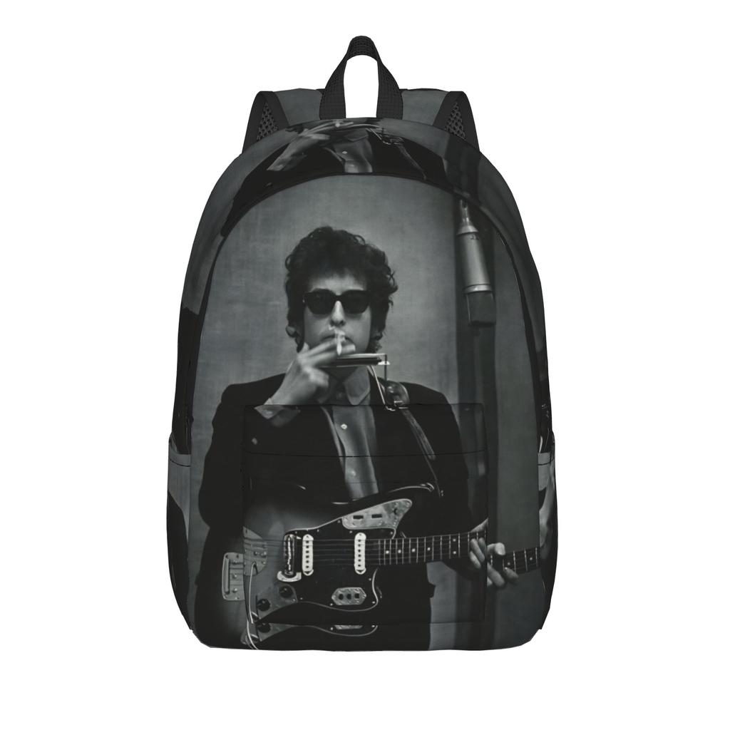 Модный рюкзак Bob Dylan Singer с карманом, студенческий, для работы, Daypack для мужчин и женщин, сумка через плечо для ноутбука