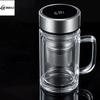 GIANXI 550ML Transparent Glass Cups Portable Handle Coffee Mug Home And Kitchen Drink Items Tea Cup Glassware Espresso Cups