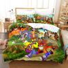 Crash Bandicoot Bedding Set Single Twin Full Queen King Size Bed Set Adult Kid Bedroom Duvet Cover Sets 3D Anime Bed Sheet Set