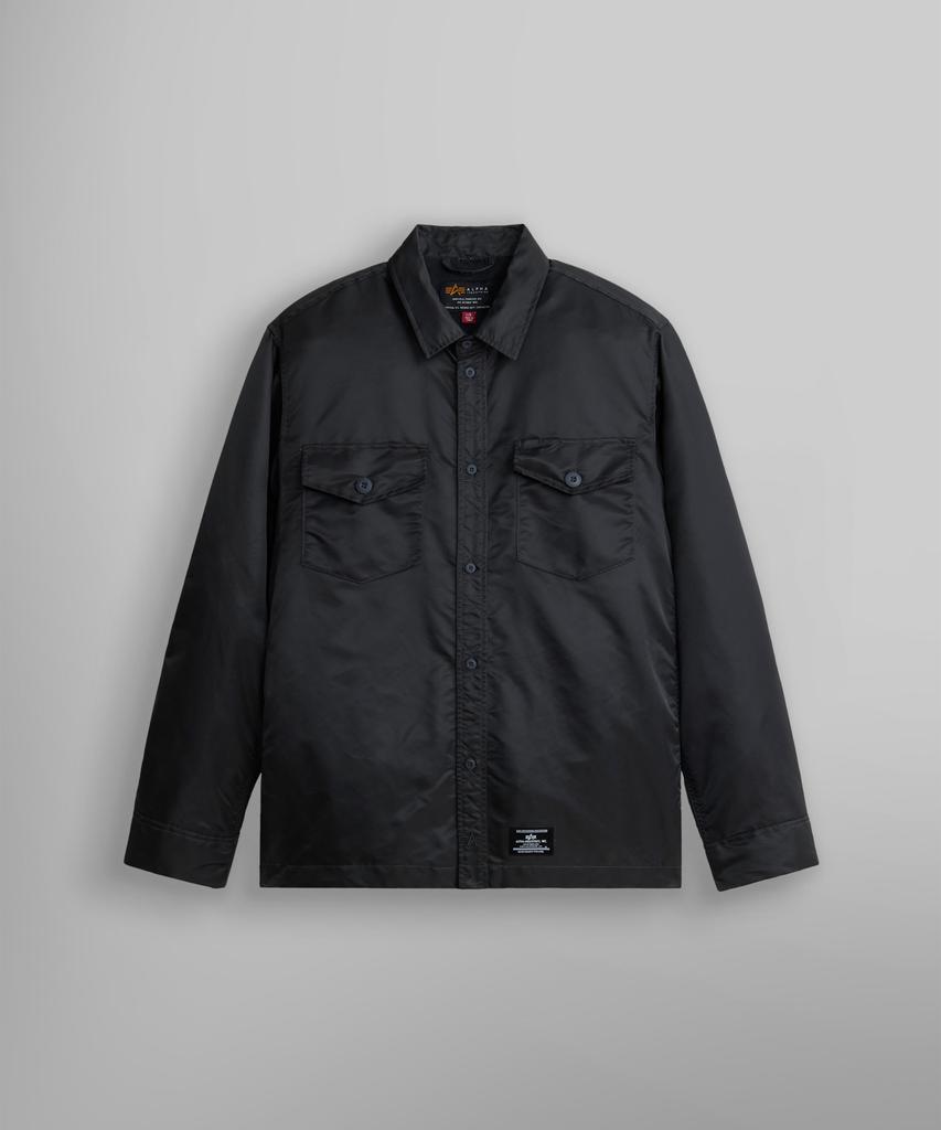 ALPHA INDUSTRIES Ls Полетная рубашка-overshirt Угольный
