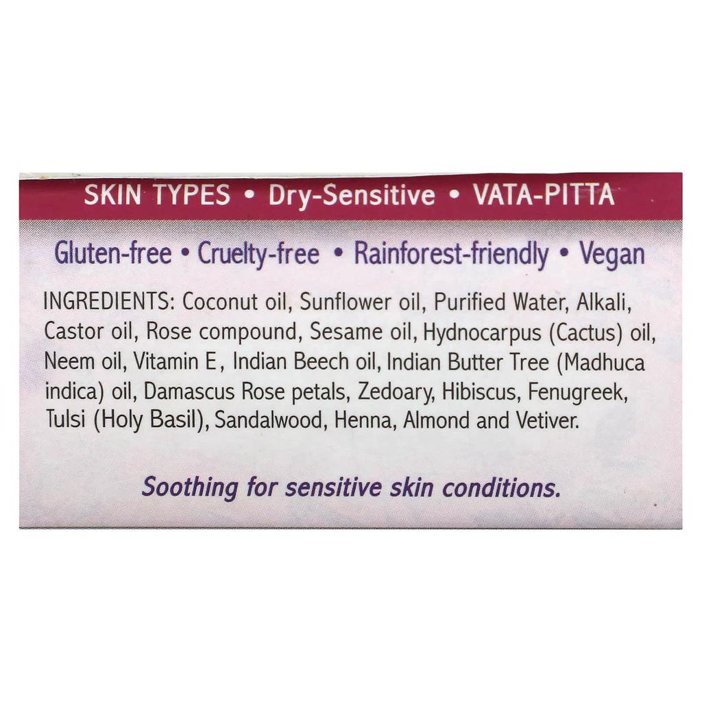 Ayurvedic Soap Bar with Neem, Himalayan Rose, 17G(0.6Oz)