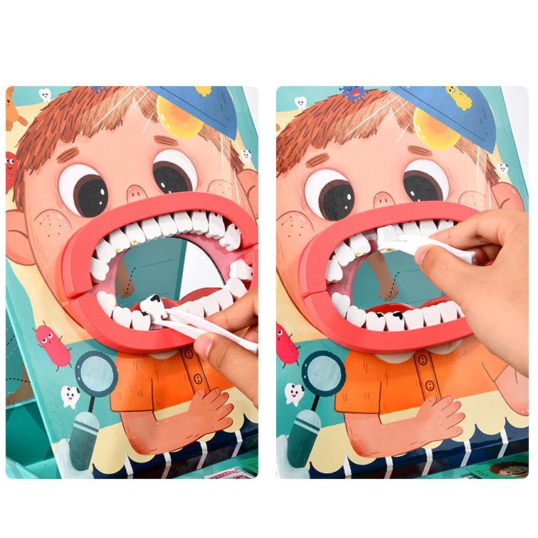 Деревянный детский стоматологический костюм маленького доктора и медсестры, имитация костюма стоматолога, домашние медицинские игрушки