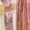 Party Decoration Luxury Crystal Curtain Flash Line Shiny Tassel String Door Curtain Window Room Divider Home Decoration MIT
