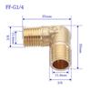 1/8" 1/4" 3/8" 1/2" Hose Barb Brass Pipe Fitting Coupler Connector Adapter Pipe Joint  PU PE Tube