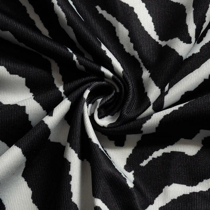 Сексуальная футболка с открытой спиной и принтом зебры Y2K, модный осенний укороченный топ с круглым вырезом и длинными рукавами, уличная одежда, тонкие бандажные футболки