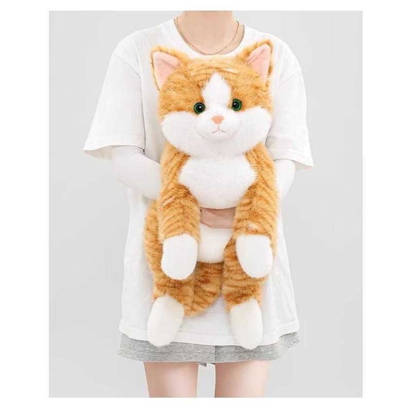 Милая плюшевая кукла-кошка, имитирующая кошку, детская кукла для сна, подарок на день рождения для девочки, кошка