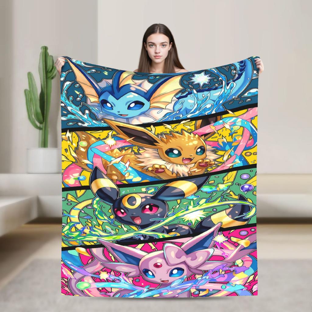 Bulbasaur Bloom Manga Blanket Quality Warm Bedding Throws Winter Students Couch Chair Sofa Bed Fashion Bedspread