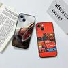 Cars Lightning McQueen New High-End Shell Phone Case for iPhone 16 15 14 13 12 Pro Max Plus Mini