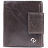Luxury Wallet with Many Compartments Made of High-quality Genuine Leather GRANDE PELLE Wallet 22574 Brown