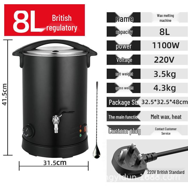 Европейский и американский стандартный аппарат для плавления воска в салоне красоты из нержавеющей стали