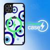 Чехол для телефона «Синий Глаз Удачи» и «Сглаз» для iPhone 16 15 14 13 12 11 17 Pro Max Plus Магнитная Беспроводная Защитная Крышка