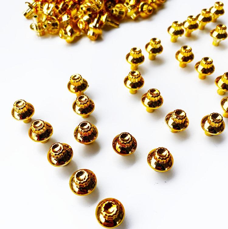 120 шт./компл., 6,9 мм, универсальная пластиковая заклепка для колес автомобиля, золотые болты для обода колеса, шпильки из сплава, крышка, винт для губ, болт для шин, заклепка для губ