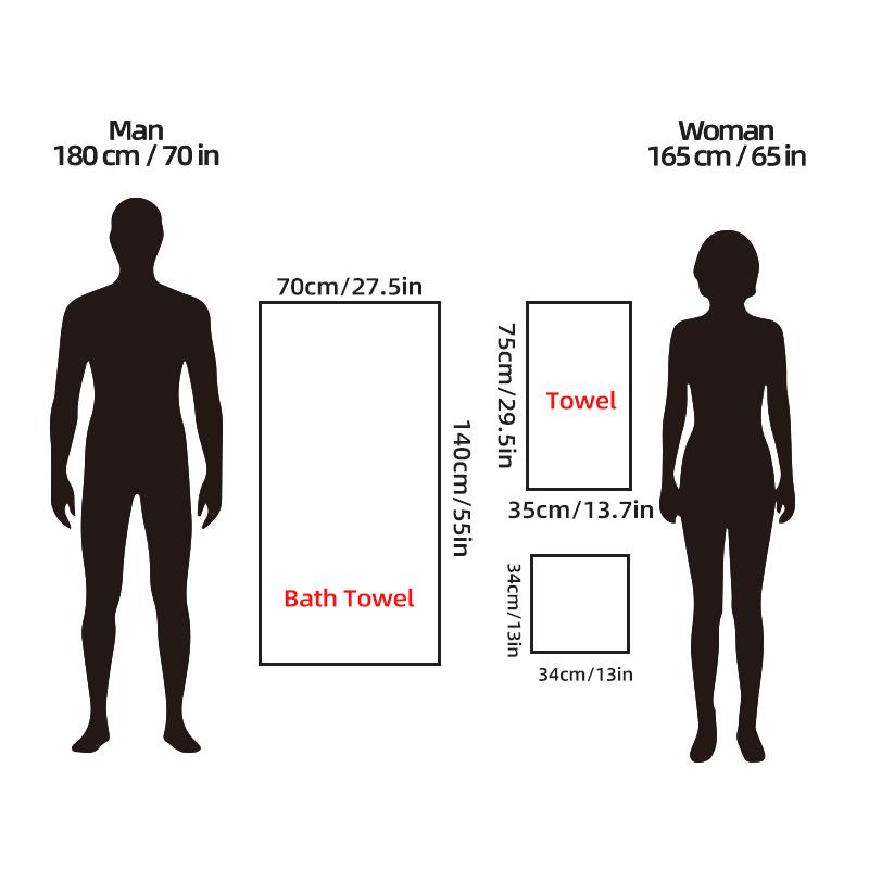 Набор из 8 полотенец для ванной - 4 мочалки, 2 полотенца для лица и 2 банных полотенца - Впитывающие и быстросохнущие, Идеально для ванной, спортзала и гостиницы