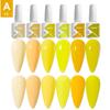 JTING Гель-лак для ногтей Цветной УФ-гель Набор 6 шт./компл. Маникюрный набор Приватная марка Гель-лак для ногтей Коробка Не тестируется на животных Эмали