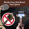 Электрическая щетка-ролик Yousheng 350 об/мин Портативный вращающийся ролик Барабан из нержавеющей стали Беспроводной аксессуар для чистки барбекю для грилей