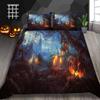 Halloween Duvet Cover Set Thumbedding Halloween Decor Mysterious Forest Bedding Set Double Queen King Size Quilt Cover