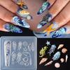 1Pc 3D Butterfly Silicone Nail Art Template DIY Design Decorated Manicure Art Mould Tools for Nail Decoration