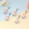 Creative Pink Cat Claw Keycap Mechanical Keyboard Keychain Led Keyboard Keyring Cute Girly Bag Pendant Relief Stress Toys