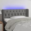 VidaXL LED Headboard Bedroom Furniture Single Bed Accessory Headboard Bed Frame Interior Dark Grey 3123555