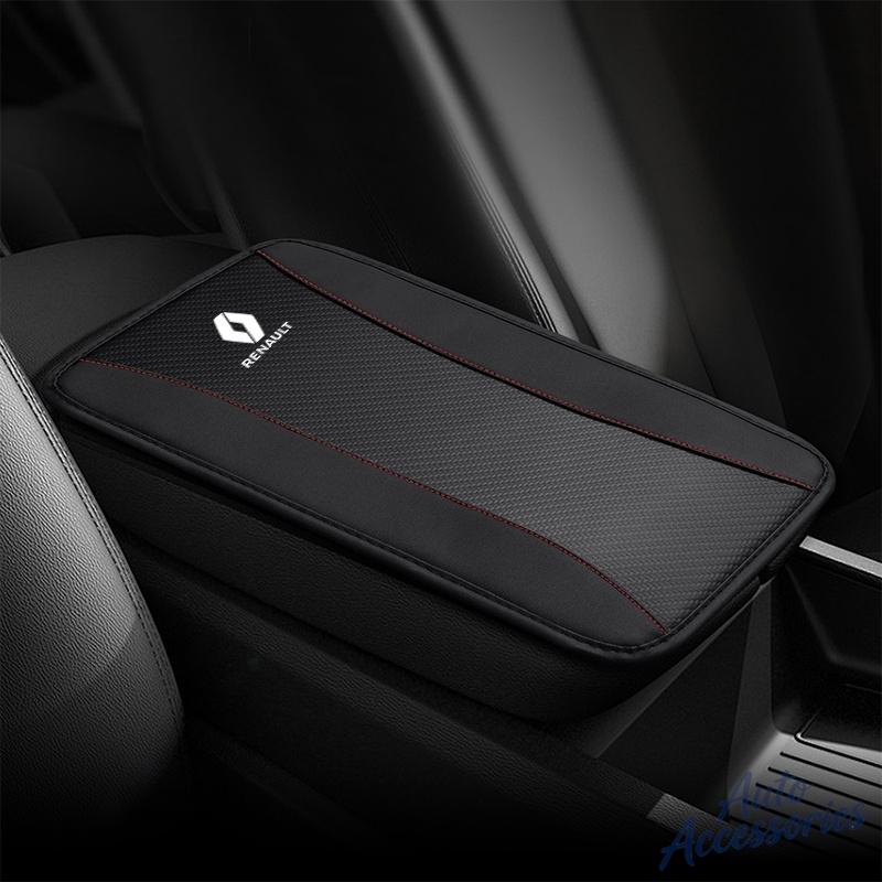 Car Armrest Box Cushion Center Storage Box Cover Pad For Renault RS Clio Megane 2 3 Captur Trafic Scenic 2 Twingo Zoe Accessory R666