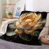Dream Sun Flowers Nordic Daisy Soft Blankets,Keep Warm Throw Blanket Comfortable Blanket for Picnic Beds Sofa Home Bedroom Gift