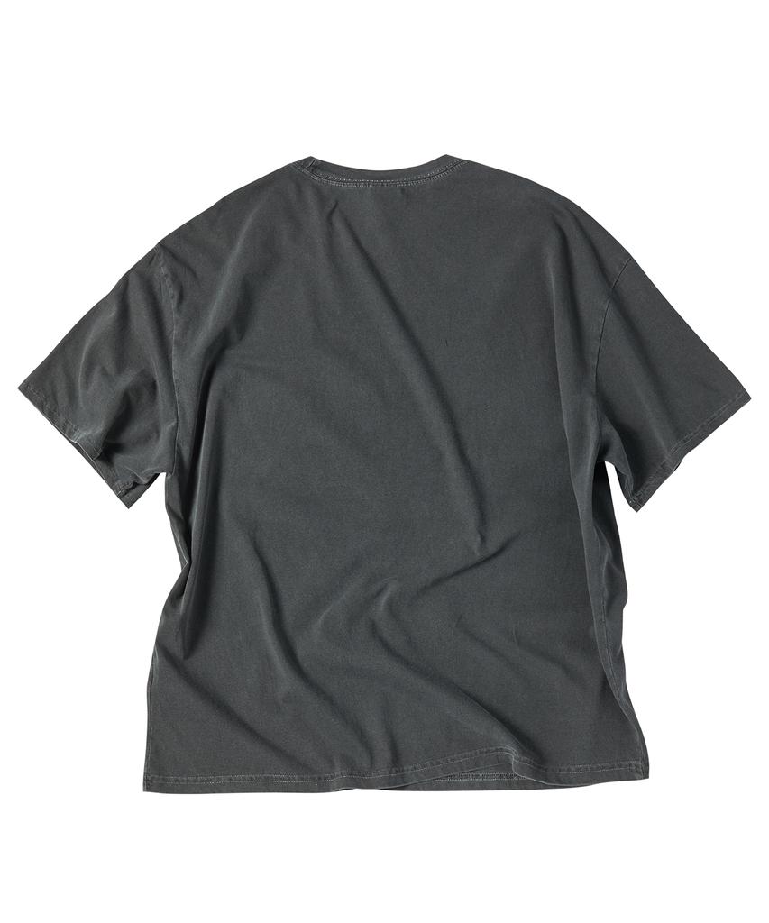 TRAVEL Helix Pigment Short Sleeve T-Shirt Black Charcoal