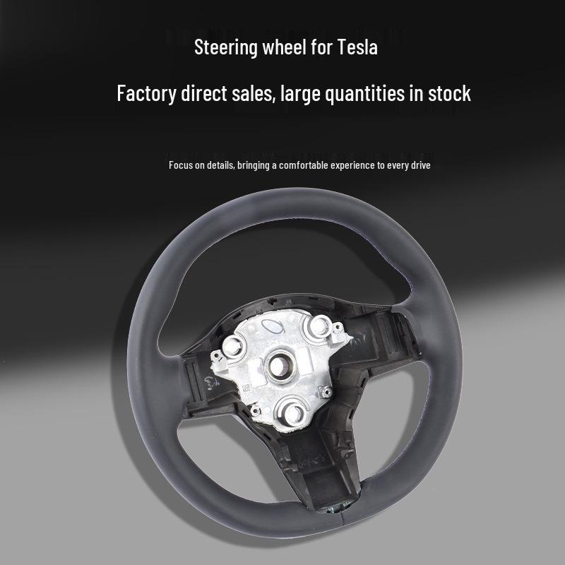 Сборка кастомного рулевого колеса Tesla Model 3 из натуральной кожи