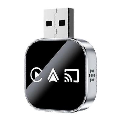 3-в-1 Беспроводной Carplay Смарт-зеркало Ссылки Carplay Android Auto USB-донгл Адаптер Проводной Carplay к Wir