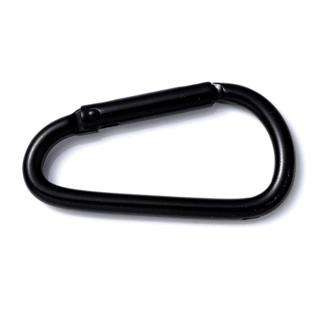 Safety Buckle Camping 45x24mm Making Jewelry Keychain Clip Carabiner Hook Key Ring D Carabiner