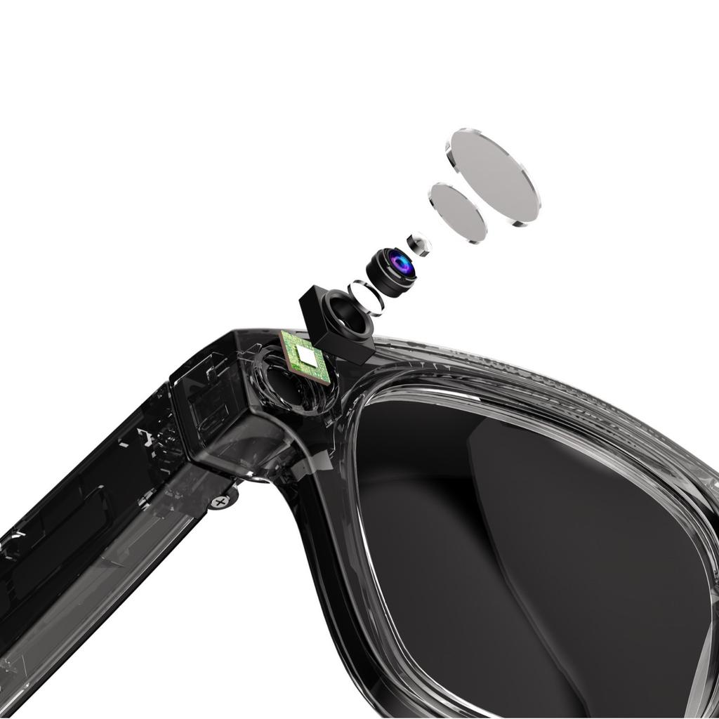 AI Очки HD Стабилизация при съемке500W Камера Контакт AI Перевод в реальном времени Интеллектуальное распознавание Беспроводные Bluetooth Очки