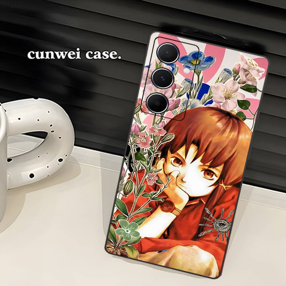 Чехол для телефона с рисунком Serial Experiments Lain для Samsung S 24 Fe 25 Ultra Plus 20 Lite 21 30 22 23 24 22 Ultra 5G Fundas