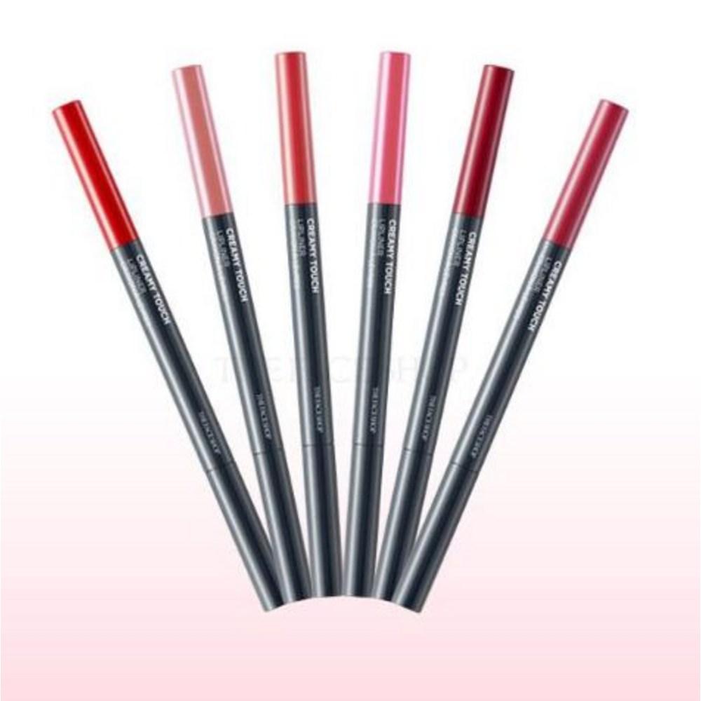 The Face Shop Карандаш для губ Tint Creamy Touch Lip Liner 0,2 г, BR01 French Brown, 6 шт.